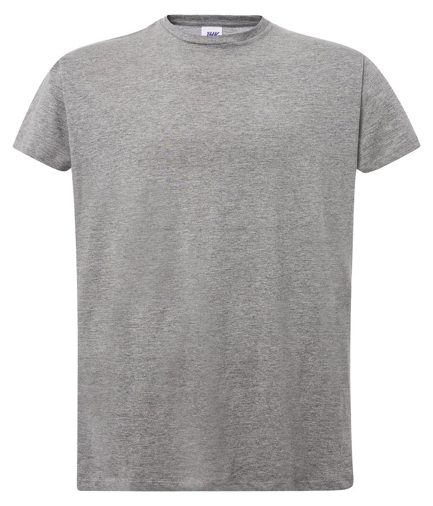 JHK - T-Shirt für Damen LT3415 (L) (Grau meliert)