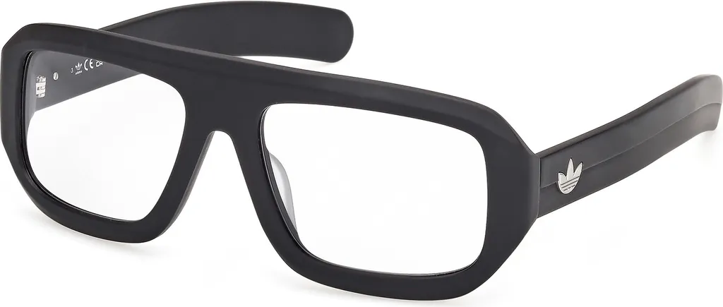 Lunettes de soleil pour homme et femme Adidas noir mat monture unie chic