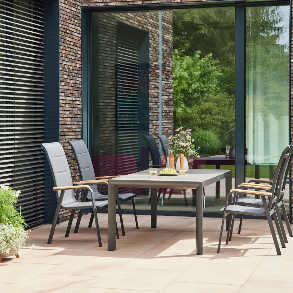 Fauteuil de jardin Tesoro avec dossier ergonomique et structure robuste - 9