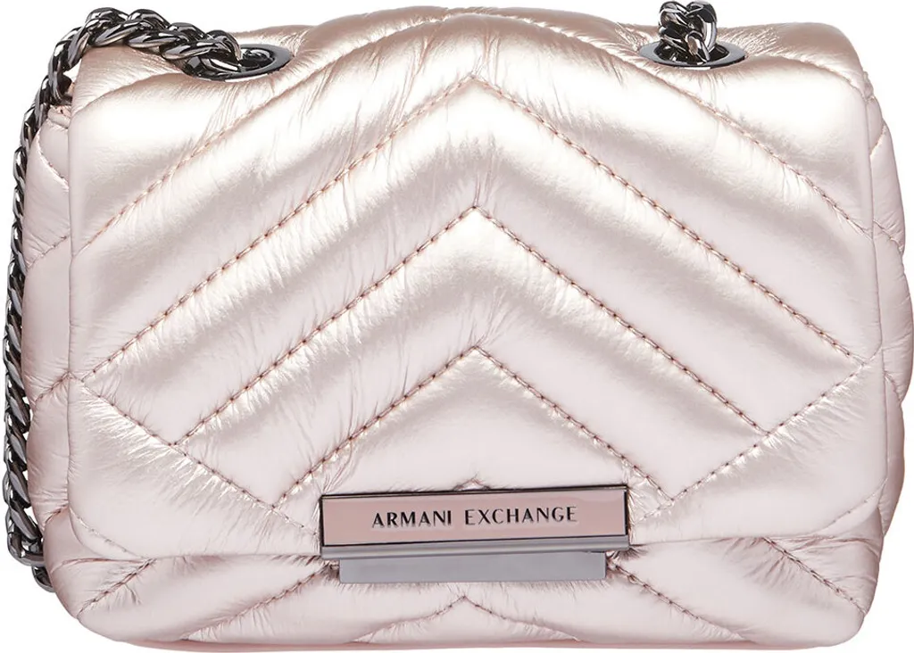 Sac à bandoulière Armani Exchange rose design épuré en taille unique