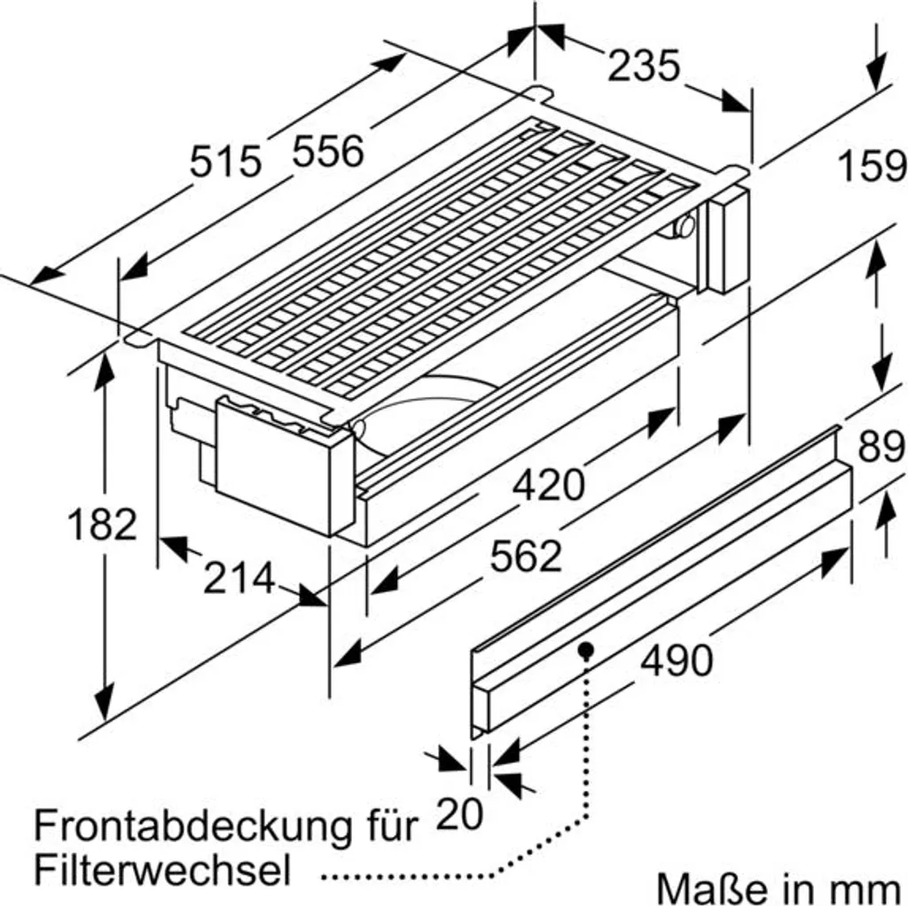 Module de ventilation Z51IXC1X6 NEFF Clean Air Plus haute efficacité - 8