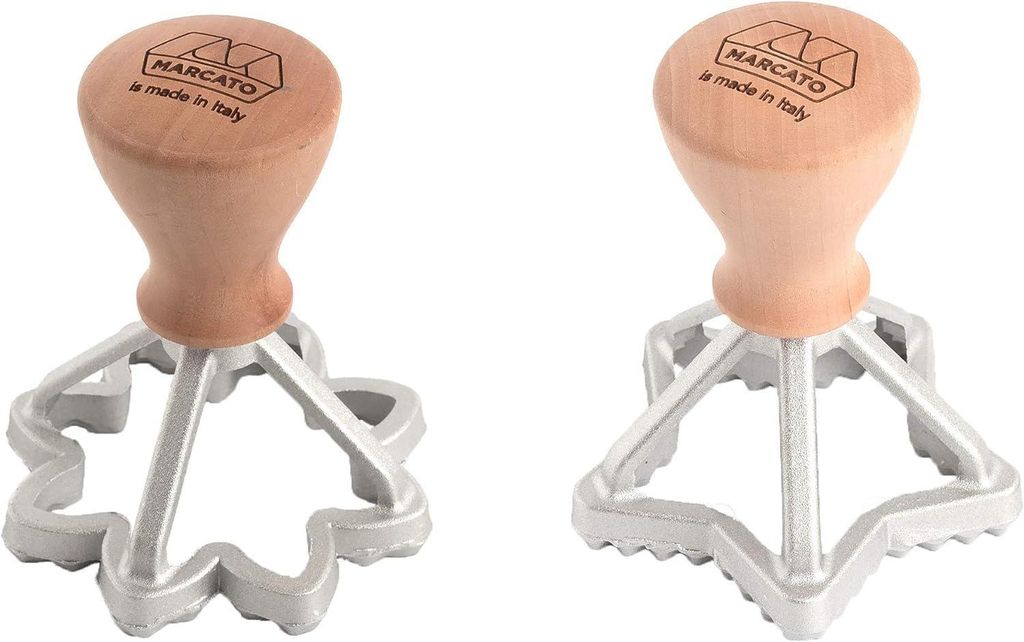 Marcato Ausstecher Set 2-teilig, Stern: 65mm, Blume: 70mm