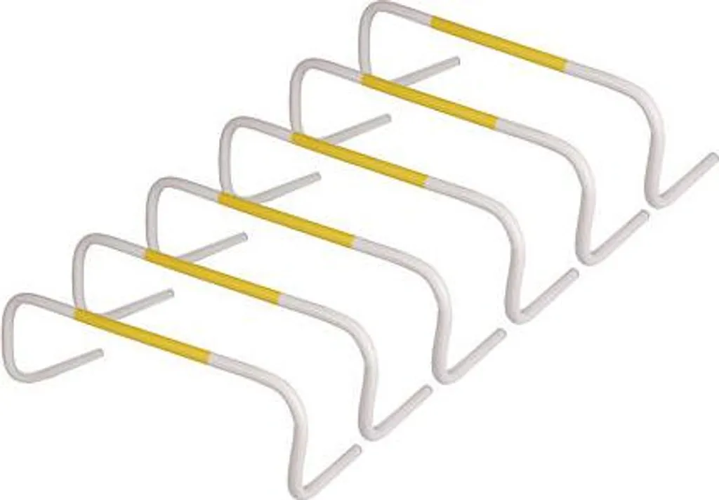 Obstacles de Sport à Retour Automatique 30 cm, Pack de 6 avec Housse