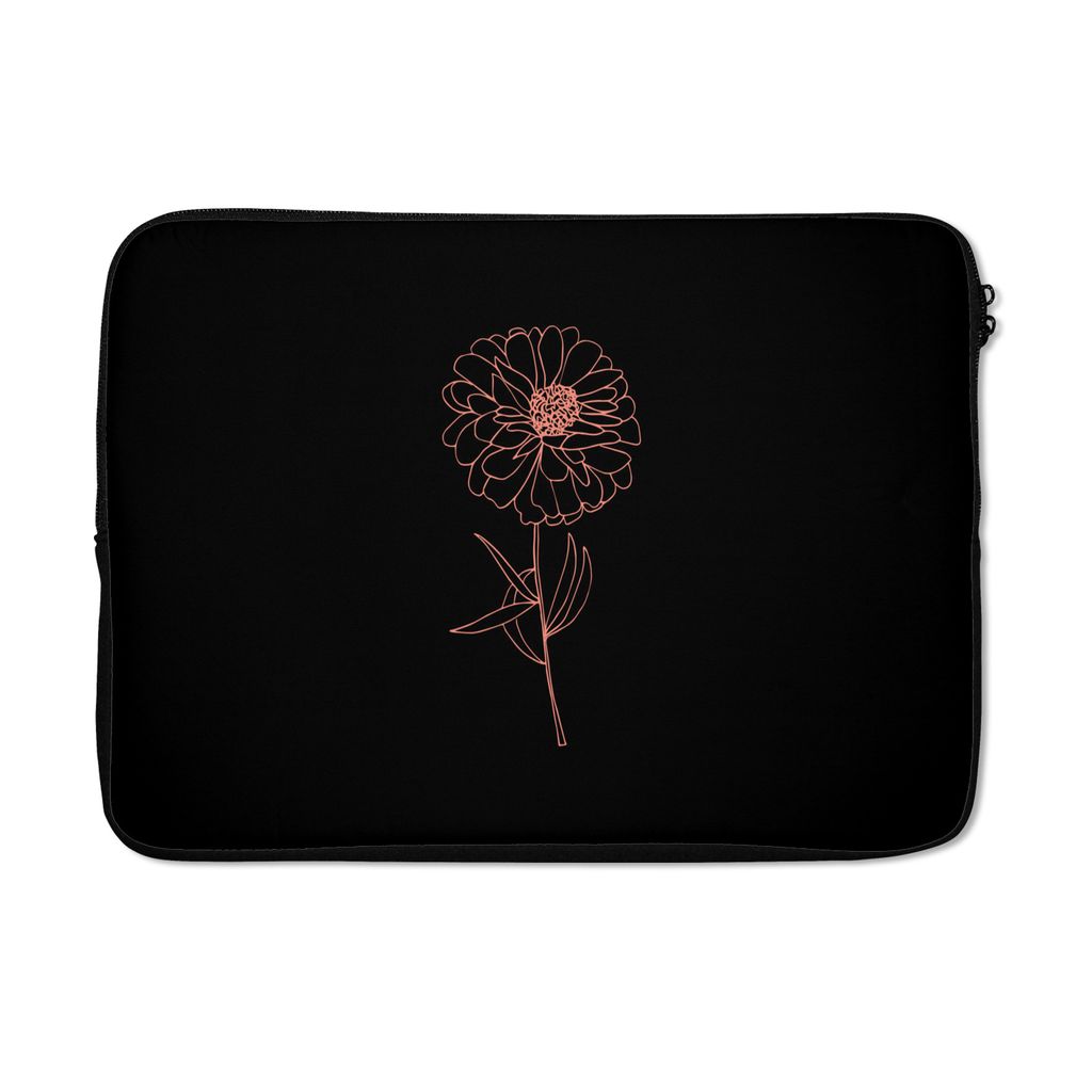 MuchoWow® Laptop Hülle 13 Zoll Blumen - Pastell - Rosa Produktbild 