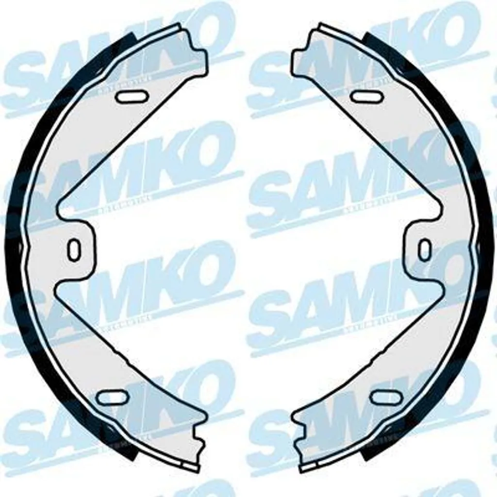 Plaquettes de frein à main SAMKO 89840 pour Mercedes Classe E W212 180mm