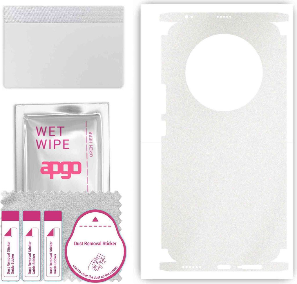 apgo Rückseite + Seiten Schutzfolie, Skin, kompatibel mit Honor Magic5 Pro, Hinten Displayschutzfolie aus Vinylfolie, kratzfest, einfache Montage ...