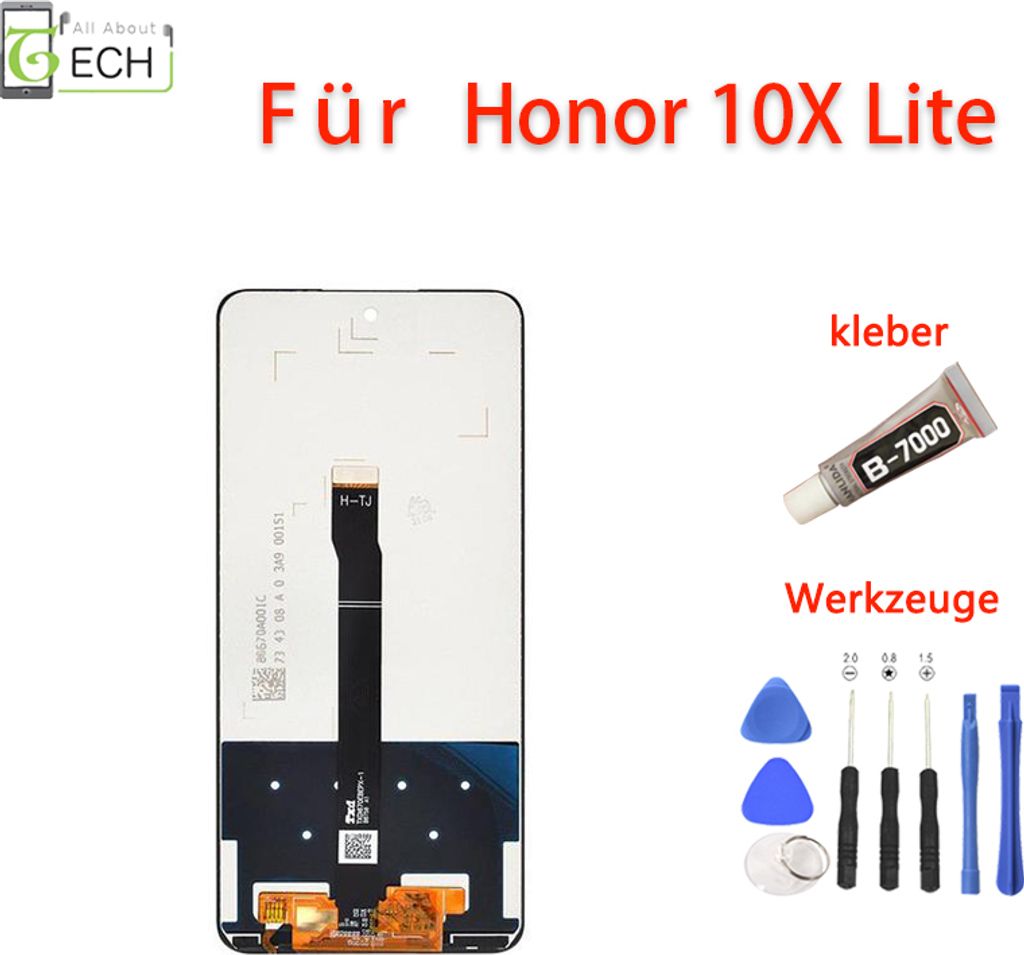 Für Huawei honor 10X Lite LCD Display Touchscreen Produktbild 