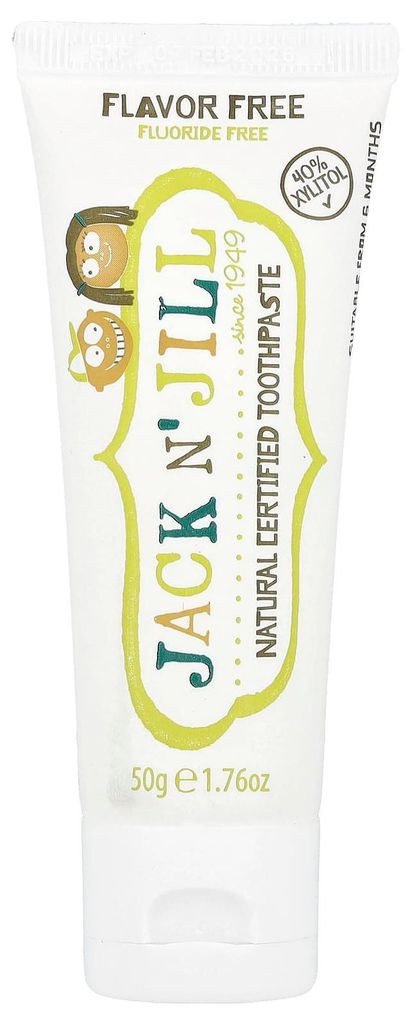 Jack n' Jill Naturzahnpasta, geschmacksneutral (50 g) Produktbild 