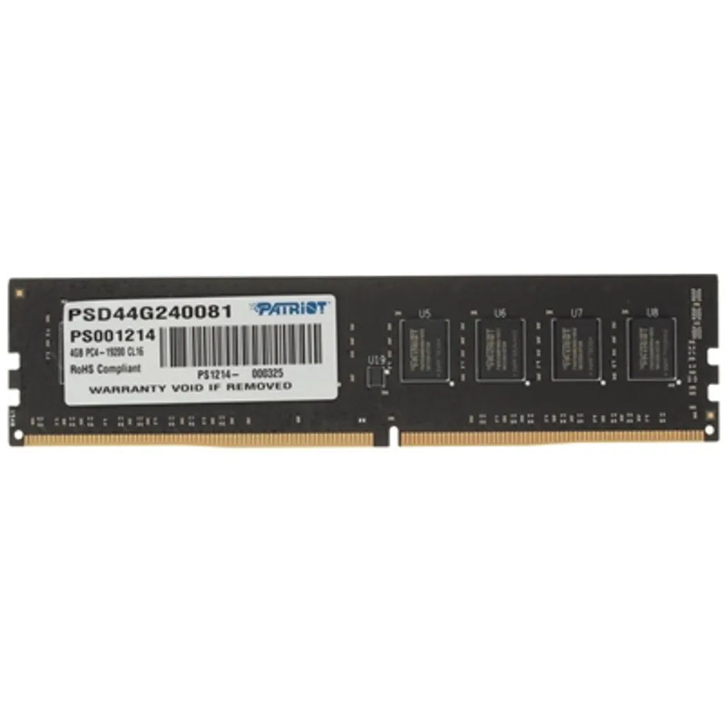Più Vita al tuo PC: Patriot Memory 4GB DDR4 2400MHz Laptop RAM