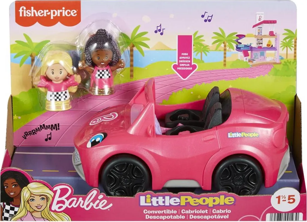 Jouet Premier Âge Barbie Cabriolet Sons pour l'Éveil et l'Imaginaire