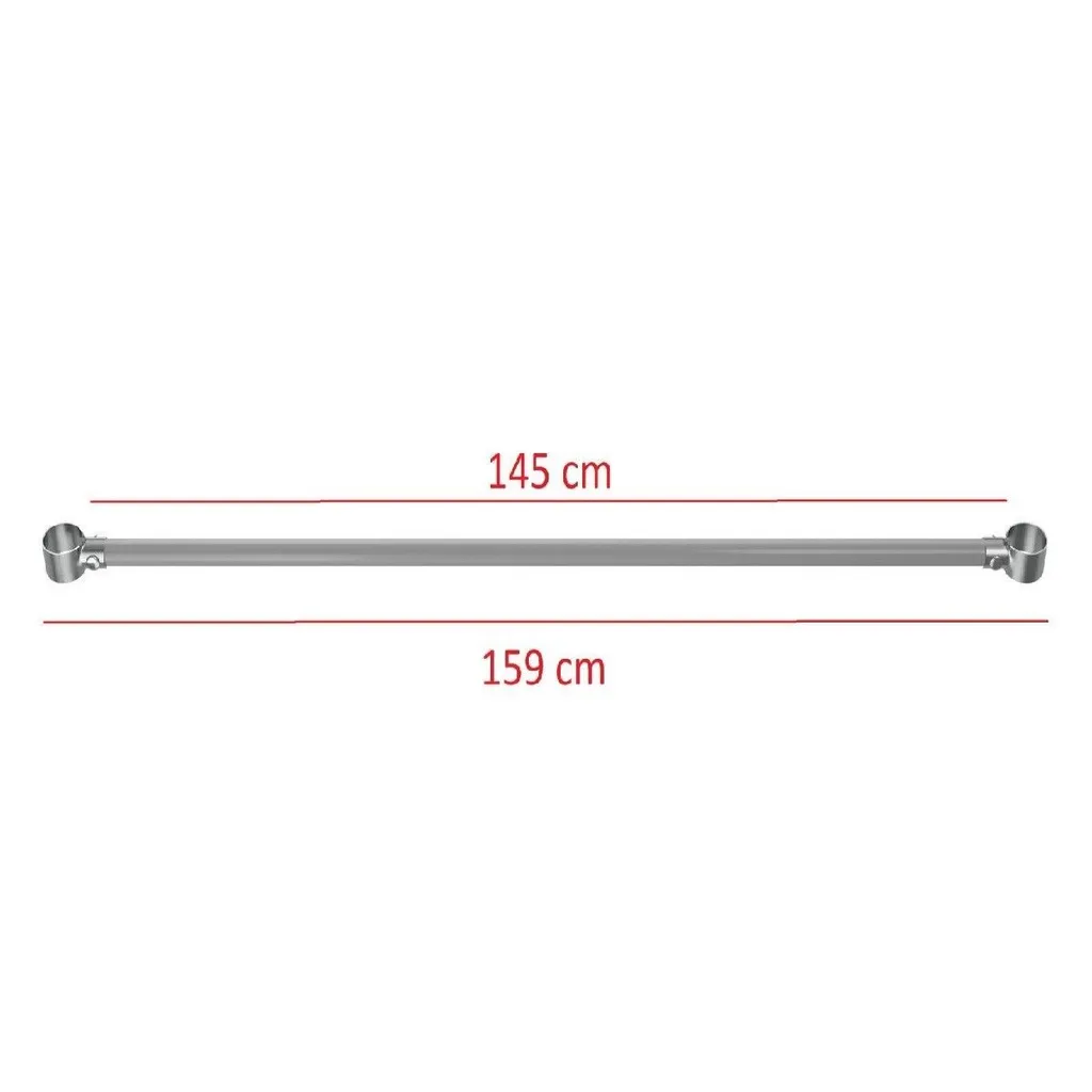 Barre de traction extérieure robuste 250kg avec échelle de chenille QLS