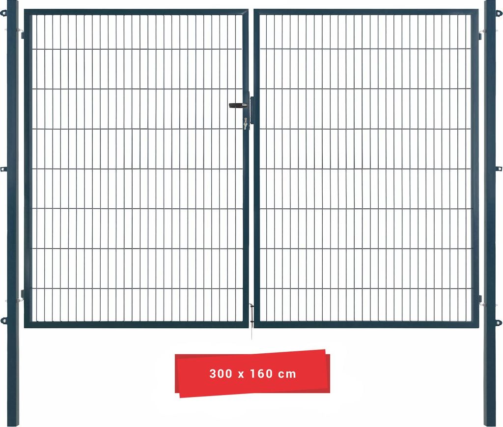 Arvotec Gartentor BxH 300x160 cm mit Schließzylinder und Produktbild 