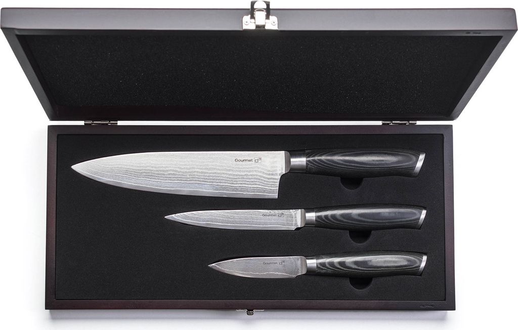 G21 Sada nožů G21 Gourmet Damascus small box 3 ks Obrázek produktu 