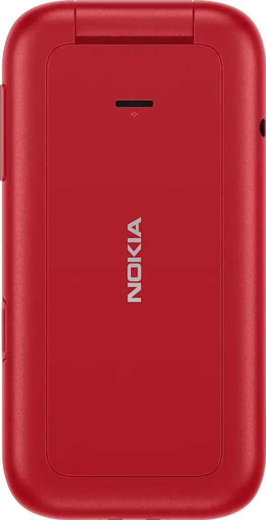 Nokia 2660 DS Rouge 4G avec Bouton d'Urgence et Longue Autonomie Totale
