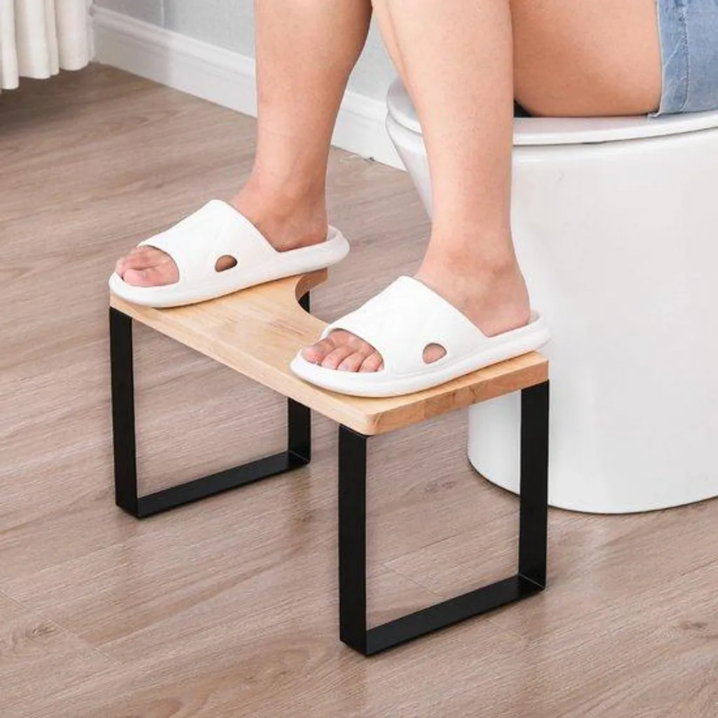 Toilette mobile pour chambre et camping en bois robuste pour handicap