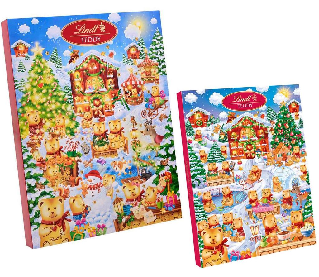 Lindt Teddy Wimmelbild Adventskalender Produktbild 