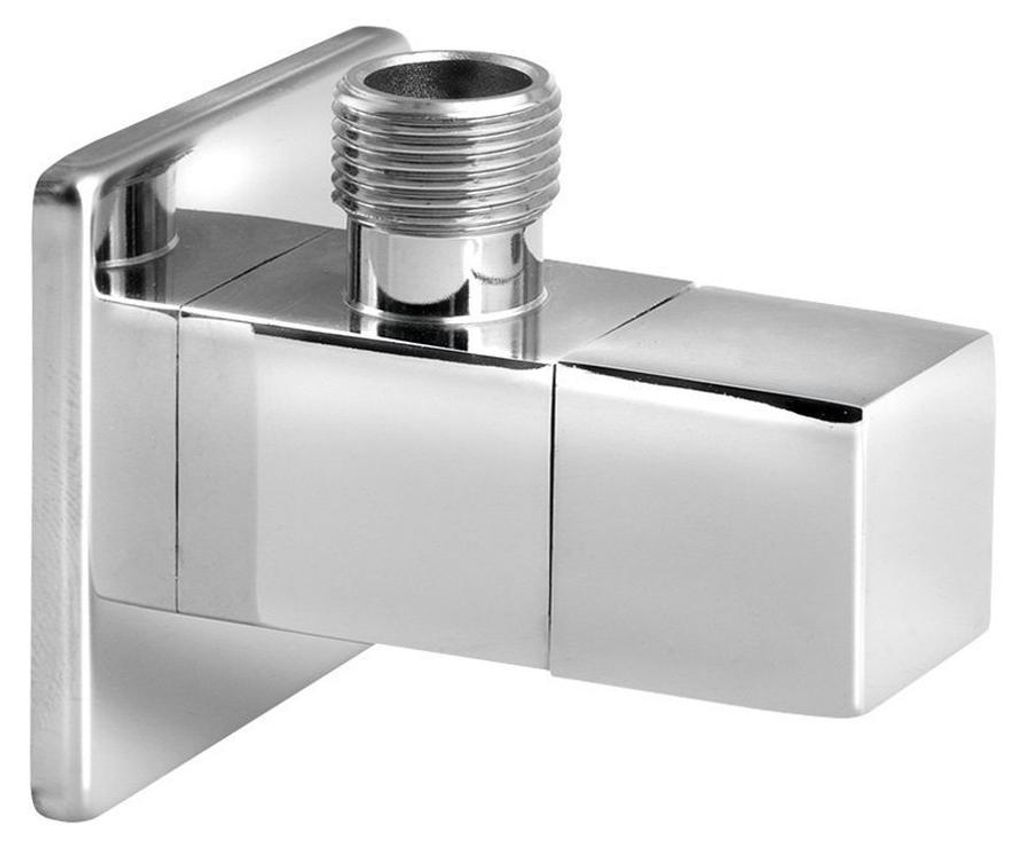 Aqualine Eck-Kugelventil 1/2"x3/8“, Eckig, Chrom