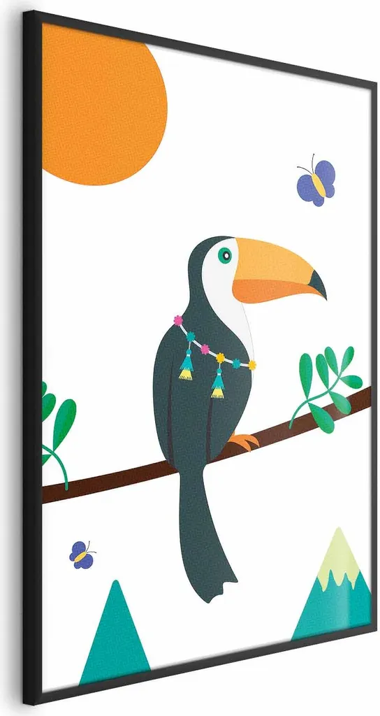 Poster Tucano 60x90 Cornice Nera - Offerta Esclusiva Arredo Casa