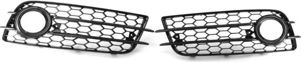 Grilles de Pare-chocs Nid d'Abeille Chrome pour Audi A4 B8 8K 2007-2012