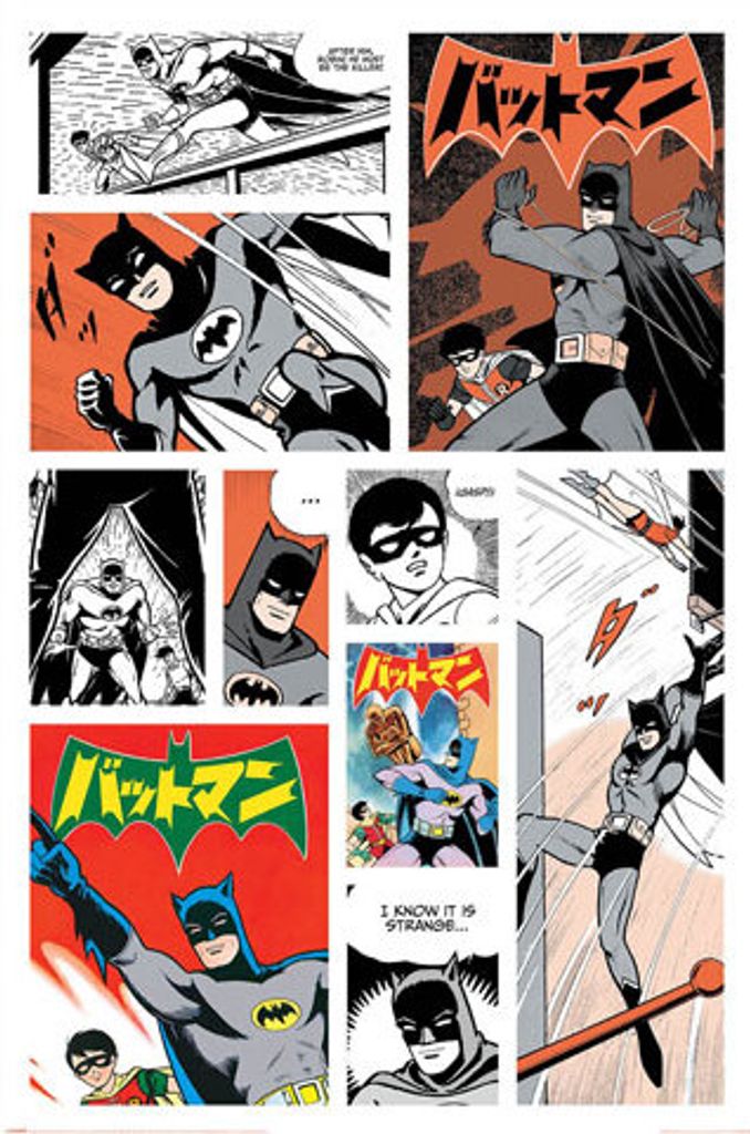 Batman - Bat-Manga - Poster Druck Größe 61x91,5 cm