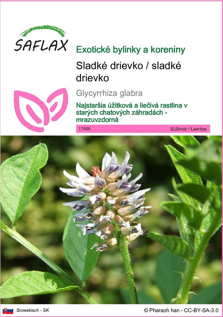 SAFLAX - Sladké drievko / sladké drievko - Glycyrrhiza Obrázok produktu 