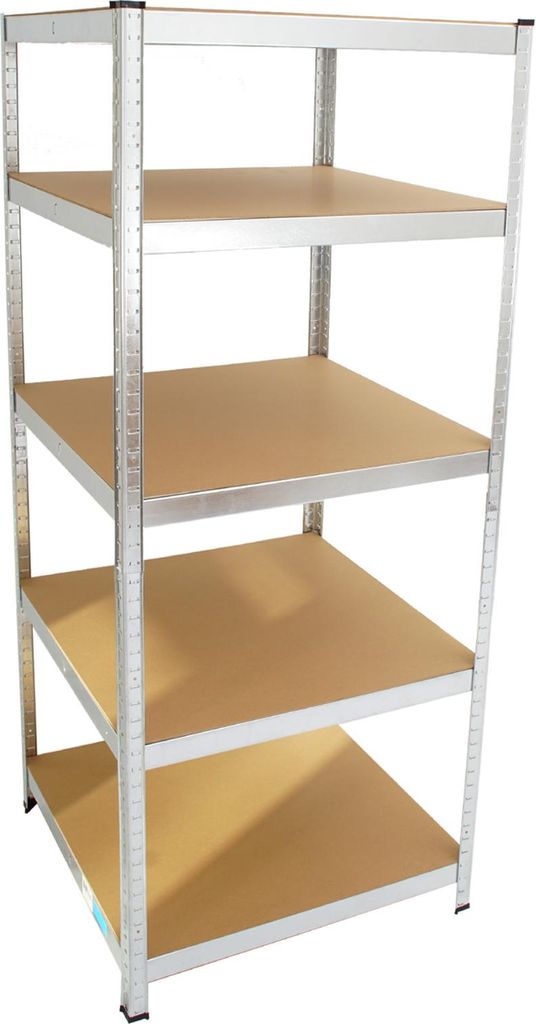 Schwerlastregal 180x75x75cm 875 kg 5 Böden Regal Steckregal Produktbild 