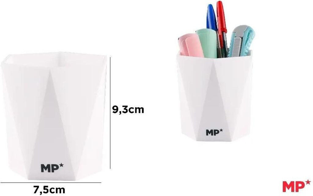 Weißer Stifthalter – MP Main Paper