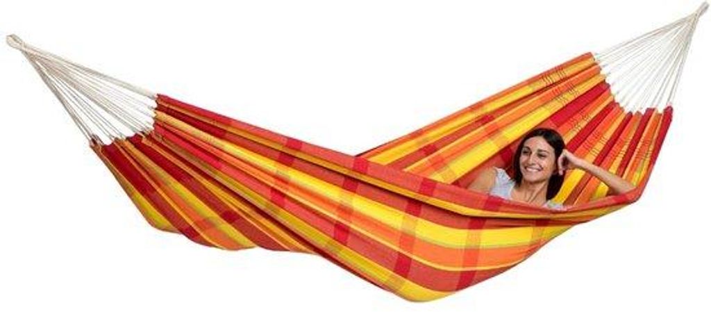 Gebrauchshängematte aus recyceltem Baumwollstoff - 230 x 150 cm - dunkelgrau