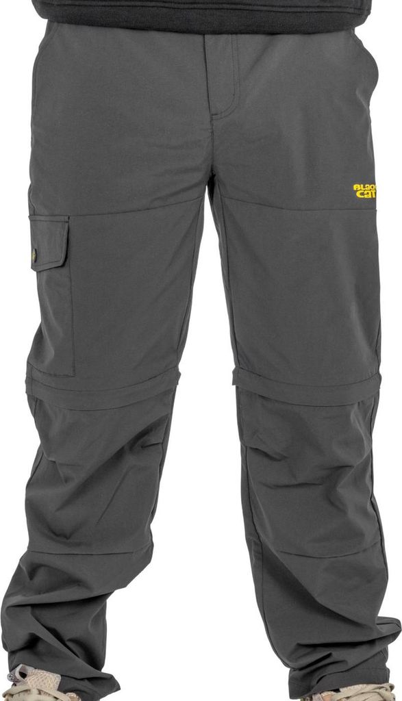 Black Cat Black Cat Zip-Off-Hose - Angelhose, Größe:L