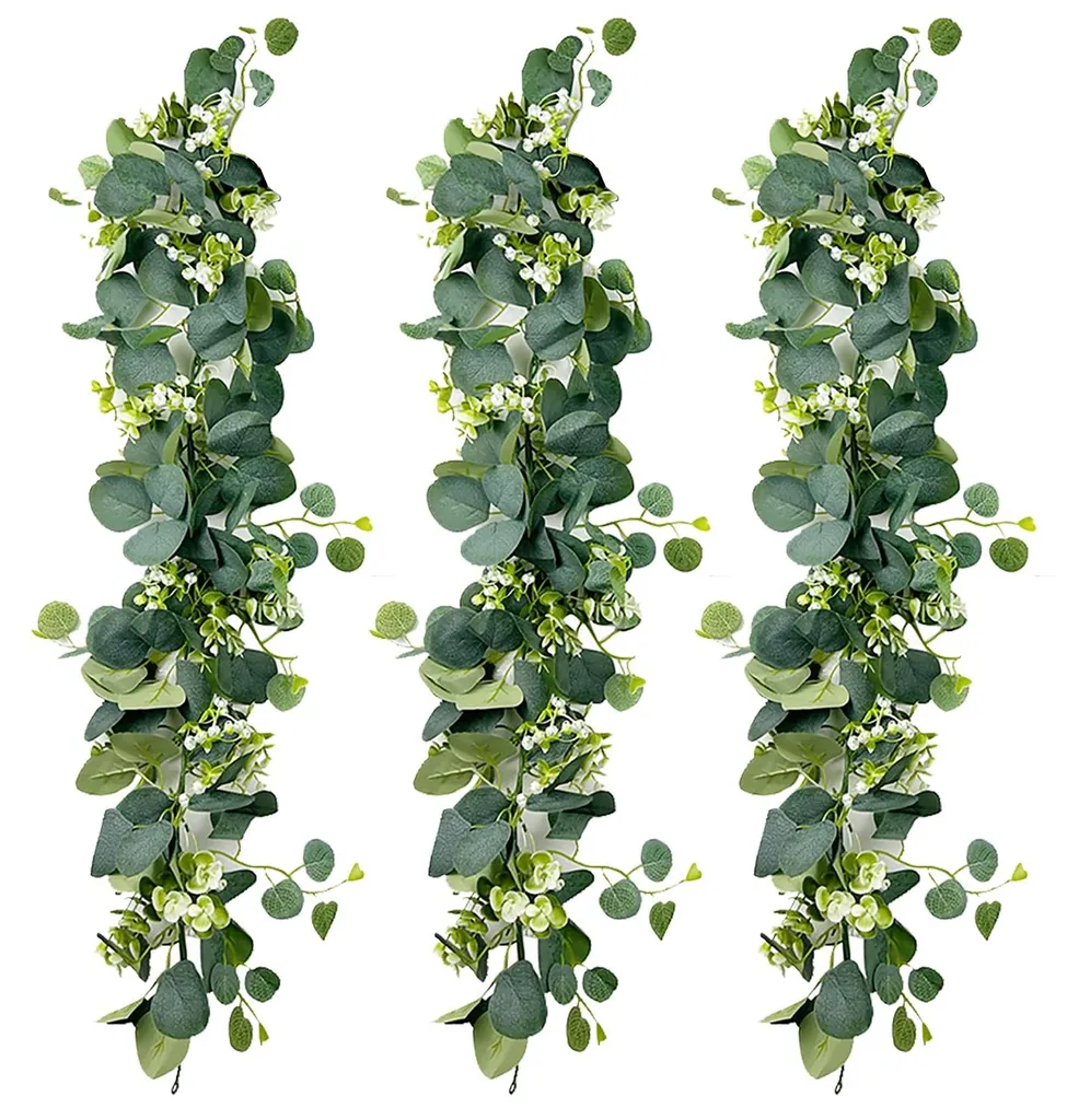Fausse branche d'eucalyptus 1,8m : l'alternative durable aux fleurs fraîches