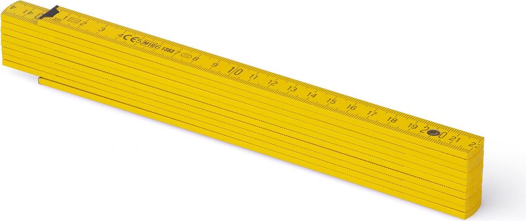 Metrie, skladací meter Block-52, jasne žltá, spoje z Obrázok produktu 