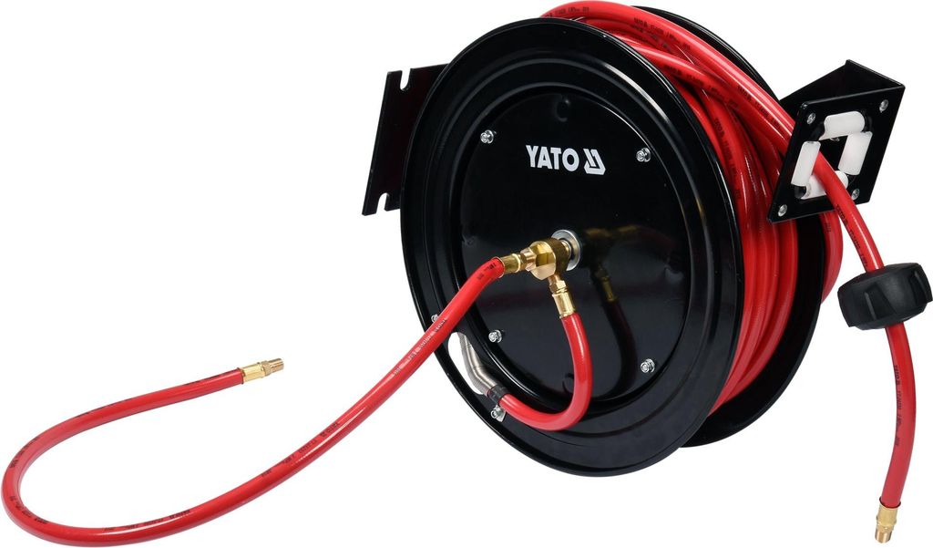 Yato YT-24250 Pneumatikschlauch 15 m 20 bar Schwarz, Rot