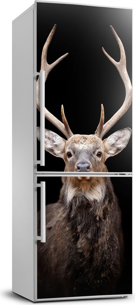 Tulup Kühlschrankdekoration - 70x190 cm - Aufkleber auf dem Kühlschrank - Hirsch
