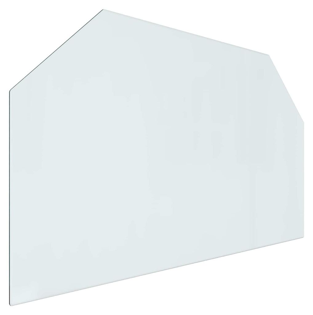 Feuerstelle Glasplatte Transparent 100 x 60 cm Glas