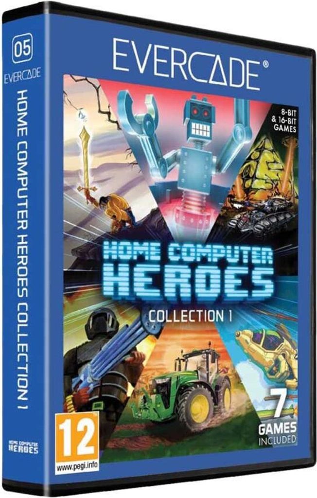 Blaze Entertainment Evercade Home Computer Heroes Collection 1 Retro-konsolenspiel Durchsichtig One Size / EU Plug 220V Durchsichtig One Size
