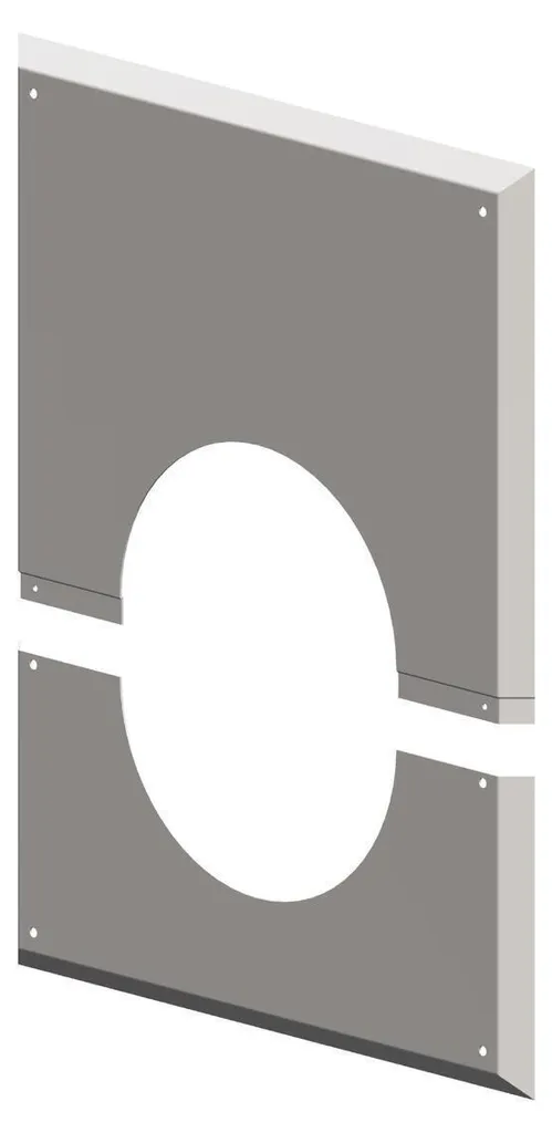 Plaque de Finition Murale DN100/150 Atec PolyTop pour Sortie Ventouse