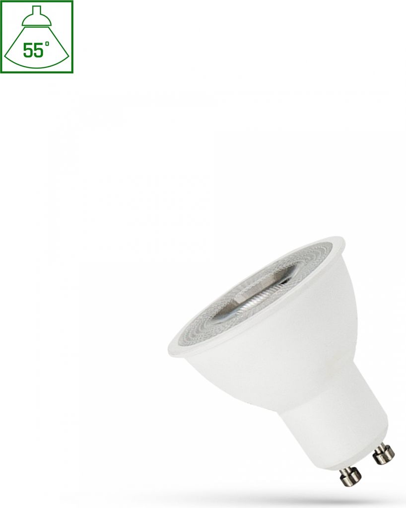 Spectrum LED Leuchtmittel Reflektor 4W GU10 350lm Linse Tageslicht 6000K kaltweiß 55°