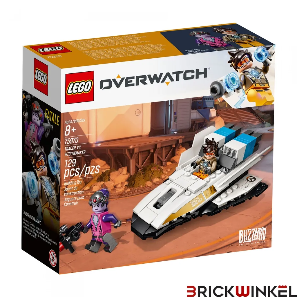 LEGO Overwatch 75970 Tracer vs. Widowmaker Ensemble de Combat Complet