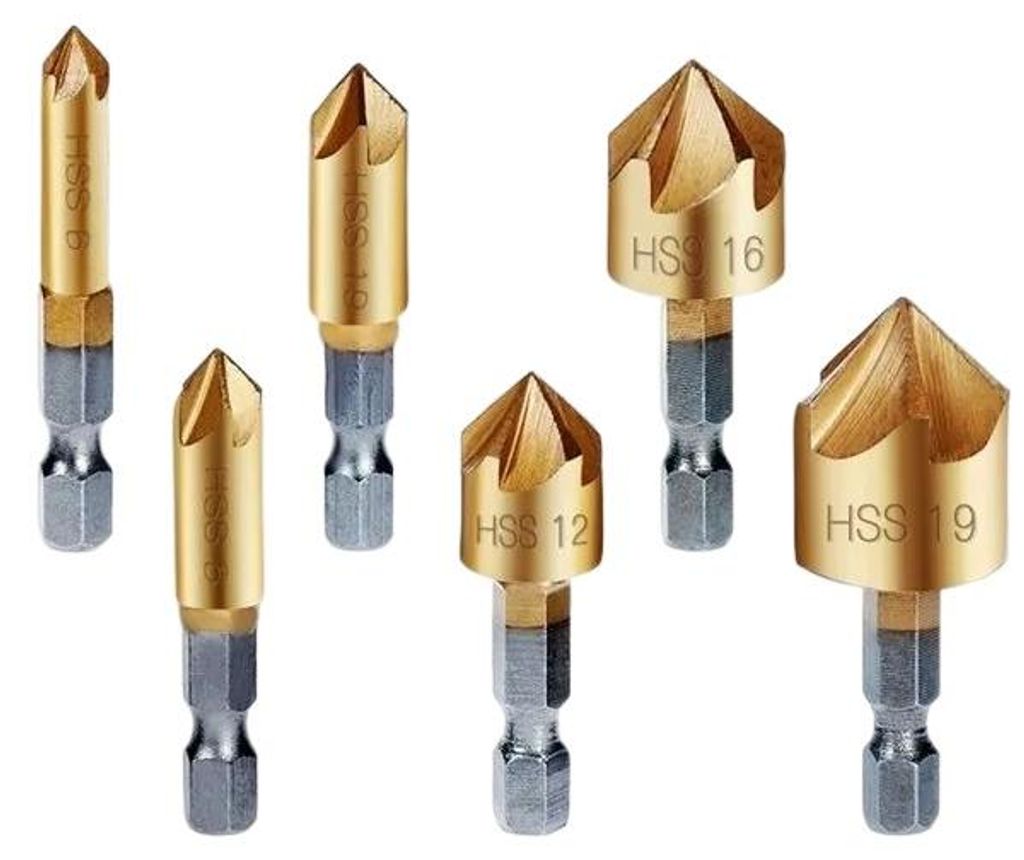 6-teiliges Bohrerset (6–19 mm)