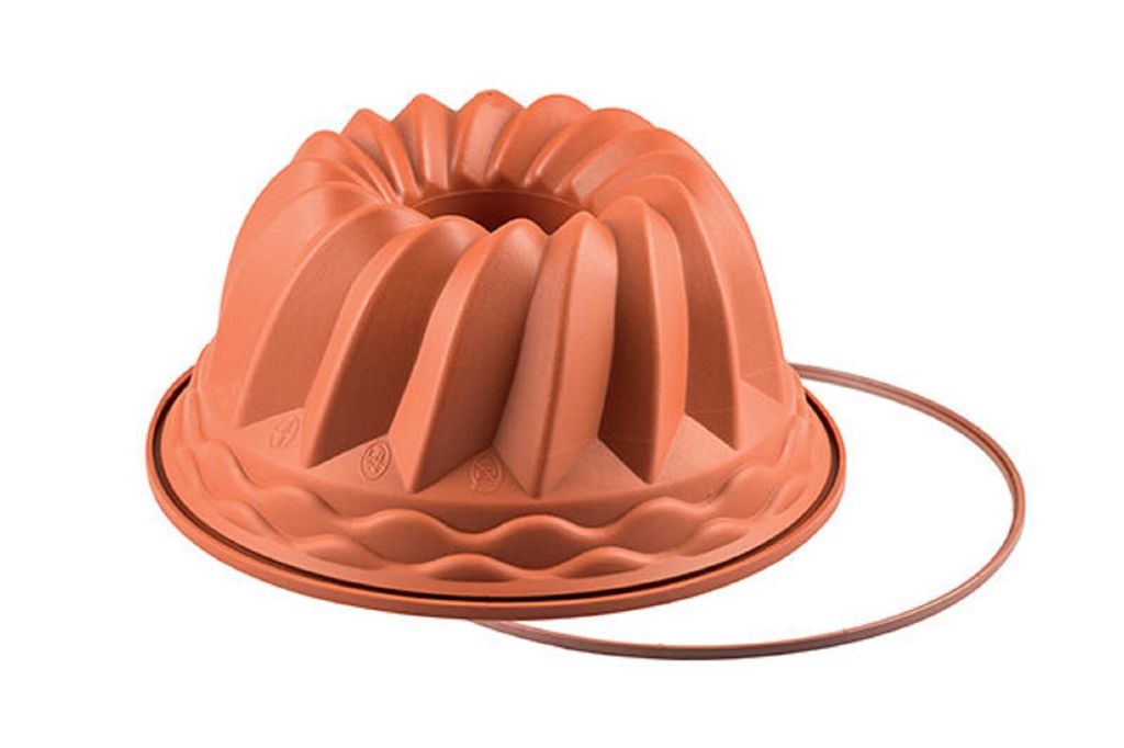 Silikomart Gugelhupfbackform Ø22cm H 11cm Silikon, terracotta