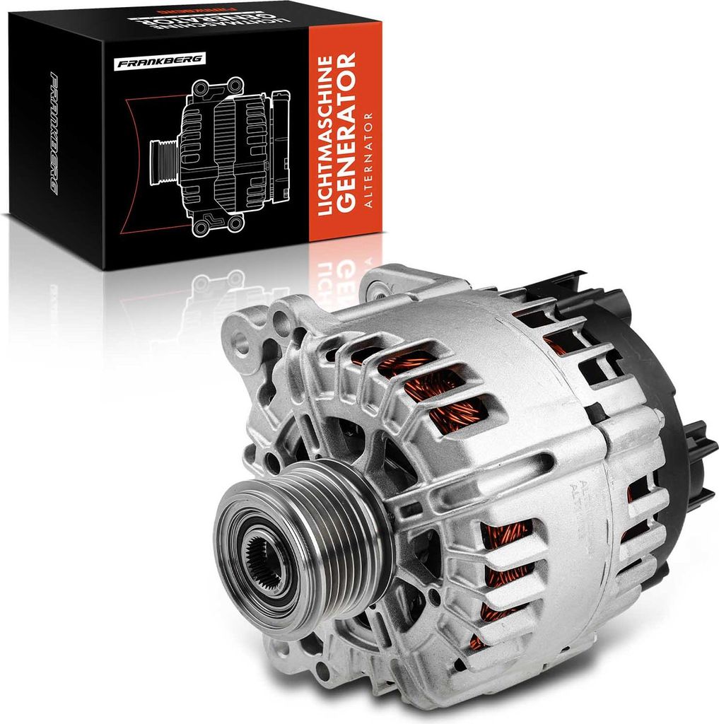 Frankberg 1x Lichtmaschine Generator für VW Golf VI Polo Audi A1 A3 Q3 Skoda Rapid Seat