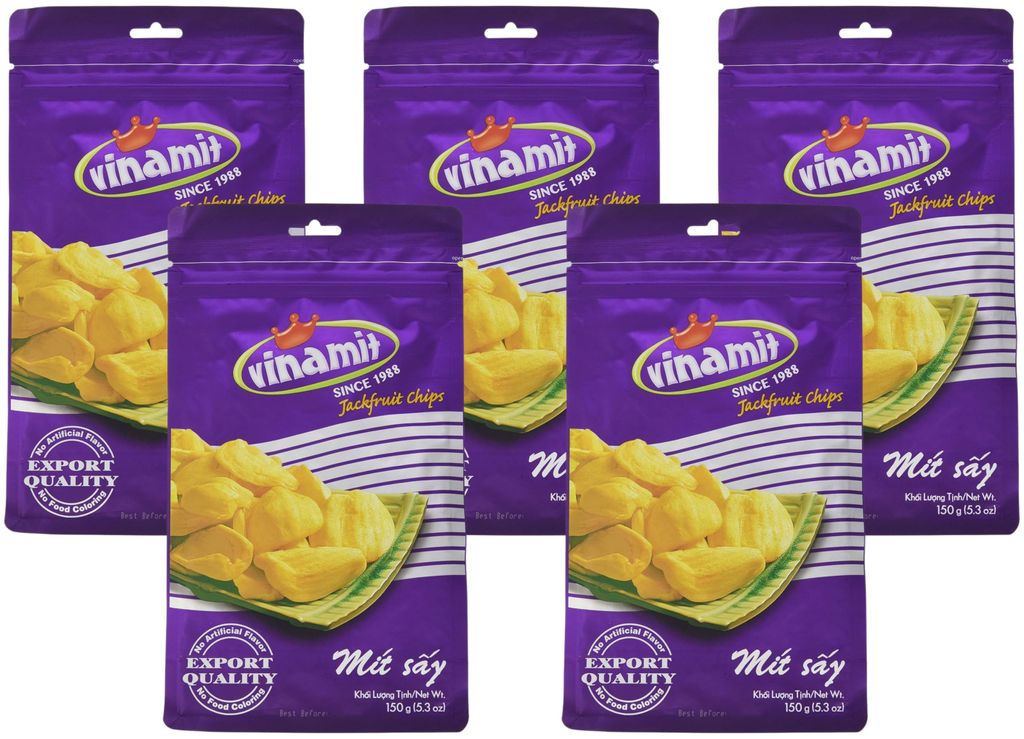 5er pack Vinamit Jackfruit Chips 150 g Snack