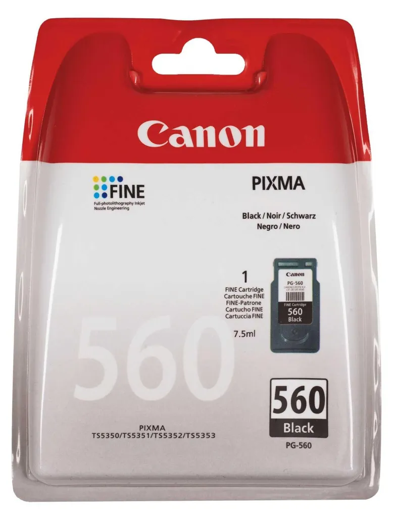 Inchiostro Canon PG-560 Nero Originale | Per Documenti Sempre Nitidi