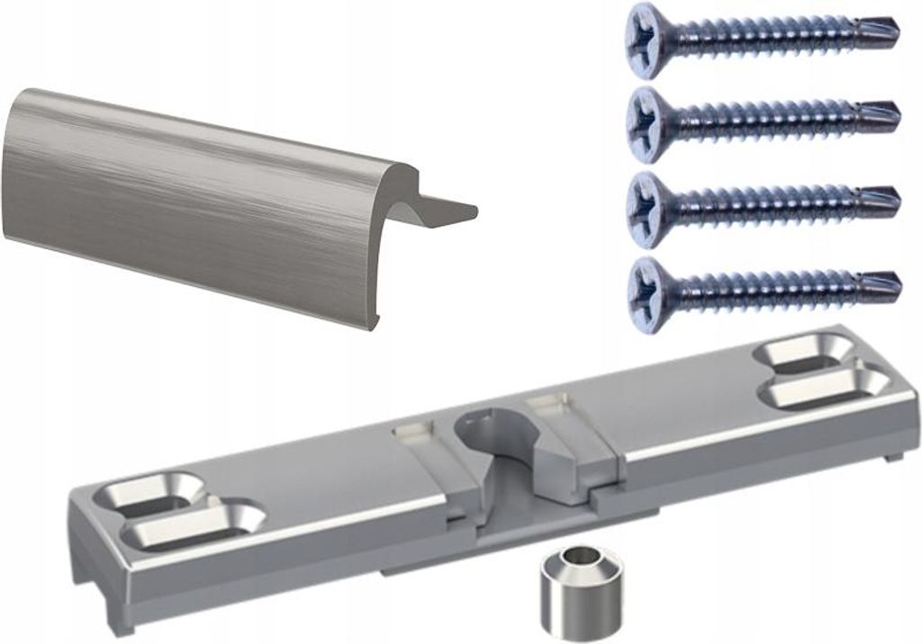 FEINZ | Balkonverschluss - Aluminium - Inox - Hochwertig - Wetterfest - Einfache Montage