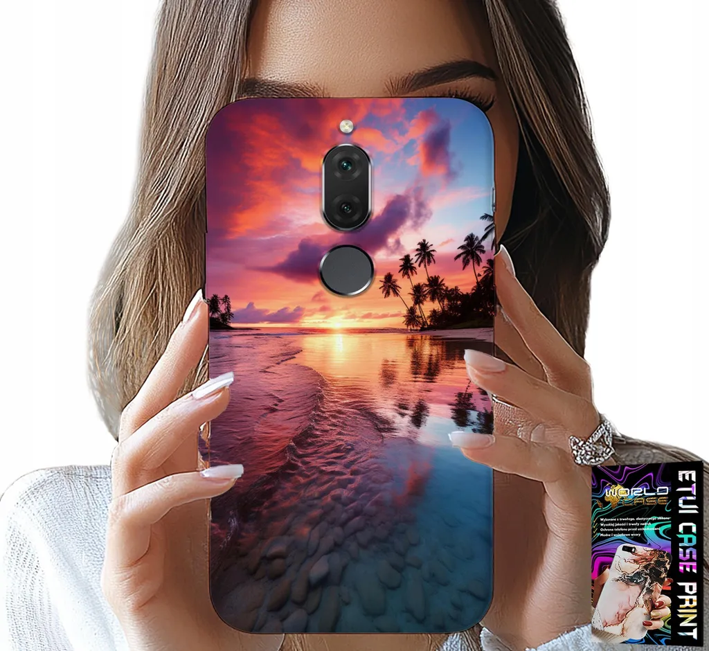 Cover con la tua foto personalizzata per Huawei Mate 10 Lite custodia in gomma flessibile TPU bordo nero CREA il tuo design con immagini e testo