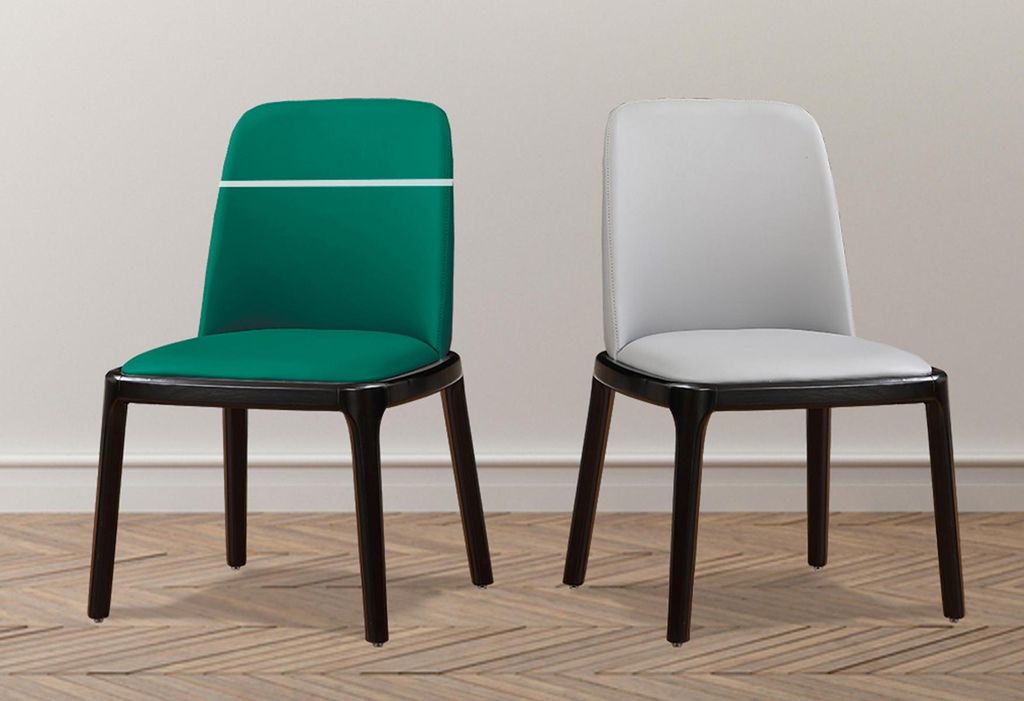 Moderner Sessel Stuhl 1x Esszimmer Fernseh Lounge Sitz Polsterstuhl Kunstleder