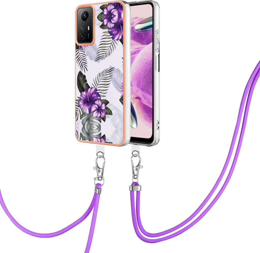 Custodia Xiaomi Redmi Note 12S Viola - Mai più telefoni smarriti