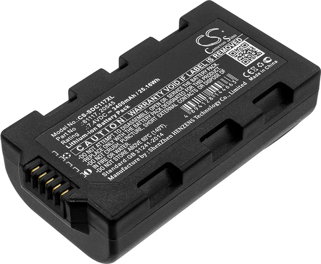 Batterie Rechargeable pour Tablette Topcon Tesla et Juniper Mesa 61117