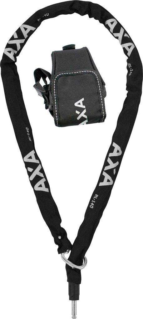 AXA 595551495SC Einsteckkette RLC 140 140cm, inkl.Outdoortasche, schwarz (1 Stück)