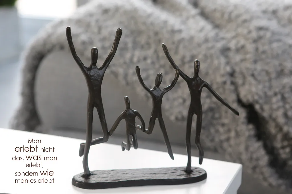 Gilde Skulptur Jumping Sculpture en Fer Brun 22cm Objet d'Art 74572 - 2